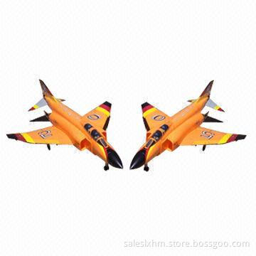 F4 Radio Controller Airplane, Brake Function, Twin 70mm EDF, 160kph, CE-certified
